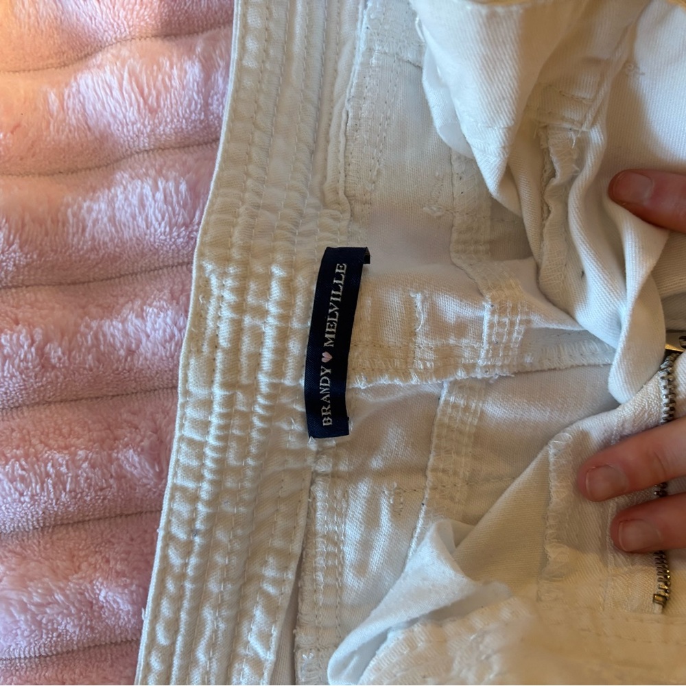 Brandy Melville white cargos